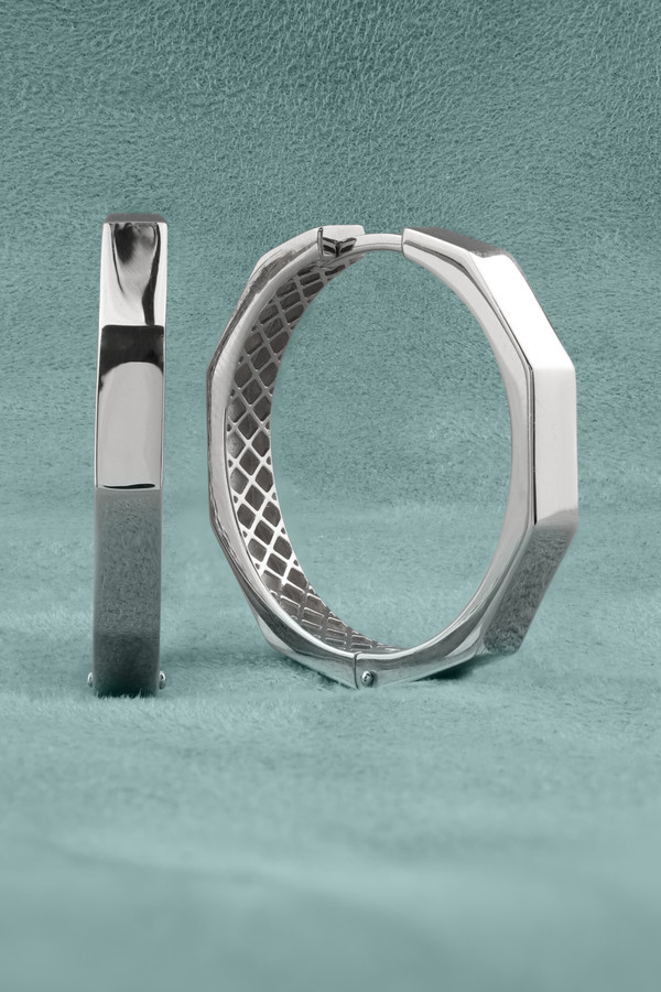 Серьги из белого золота 585 пробы