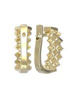 Серьги из лимонного золота c бриллиантами
