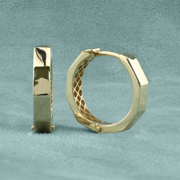 Серьги из лимонного золота 585 пробы