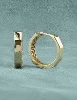 Серьги из лимонного золота