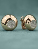 Серьги из золота c бриллиантами