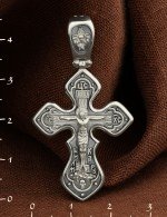 Крест из белого золота