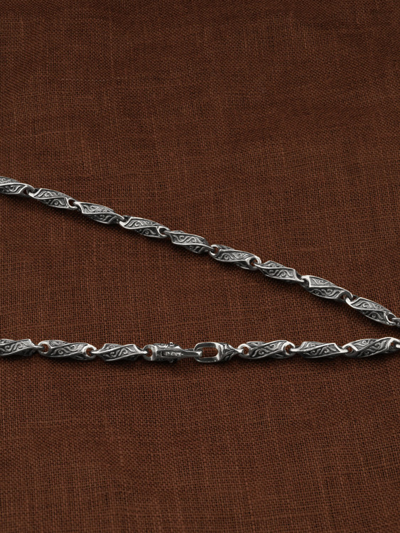 Цепь из белого золота 585 пробы