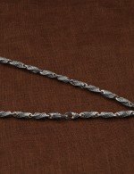 Цепь из белого золота