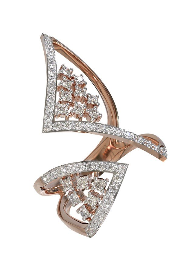 Кольцо из золота c бриллиантами