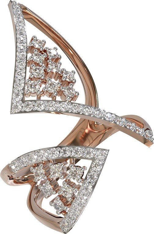 Кольцо из золота c бриллиантами