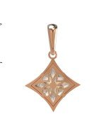 Подвеска из золота c перламутром