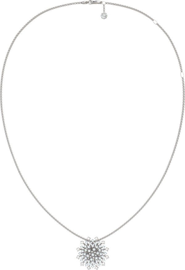 Колье из белого золота c бриллиантами