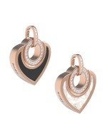 Подвеска из золота c бриллиантами, ониксом и перламутром