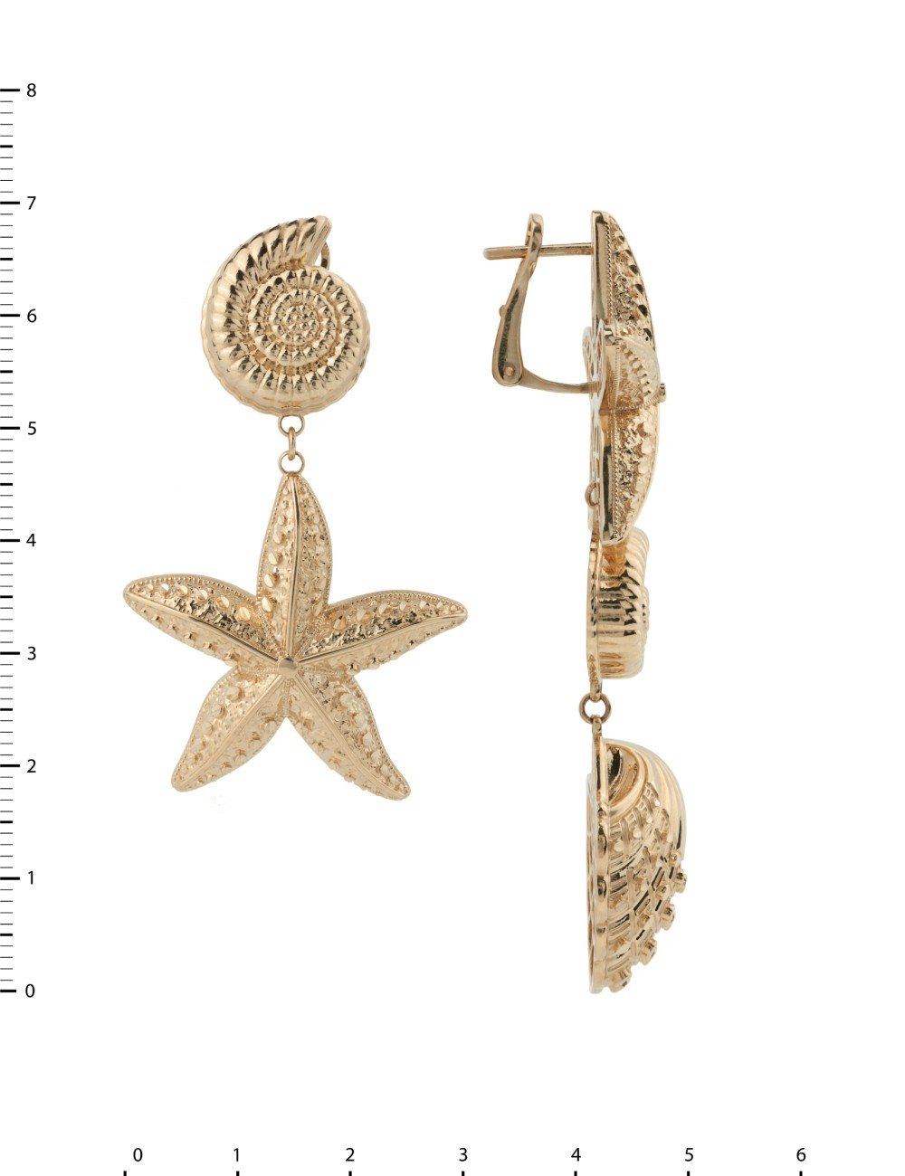 Серьги из золота