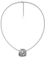 Колье из белого золота c бриллиантами и ониксом