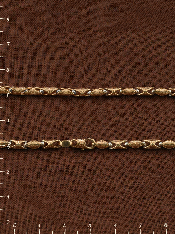 Цепь из красного золота 585 пробы