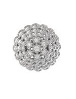 Кольцо из белого золота c бриллиантами