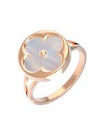 Кольцо из золота c перламутром