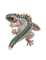 Кольцо из золота c фианитом