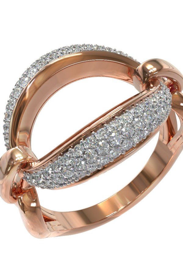 Кольцо из золота c бриллиантами