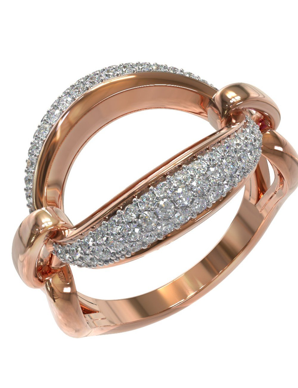 Кольцо из золота c бриллиантами