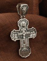 Крест из белого золота