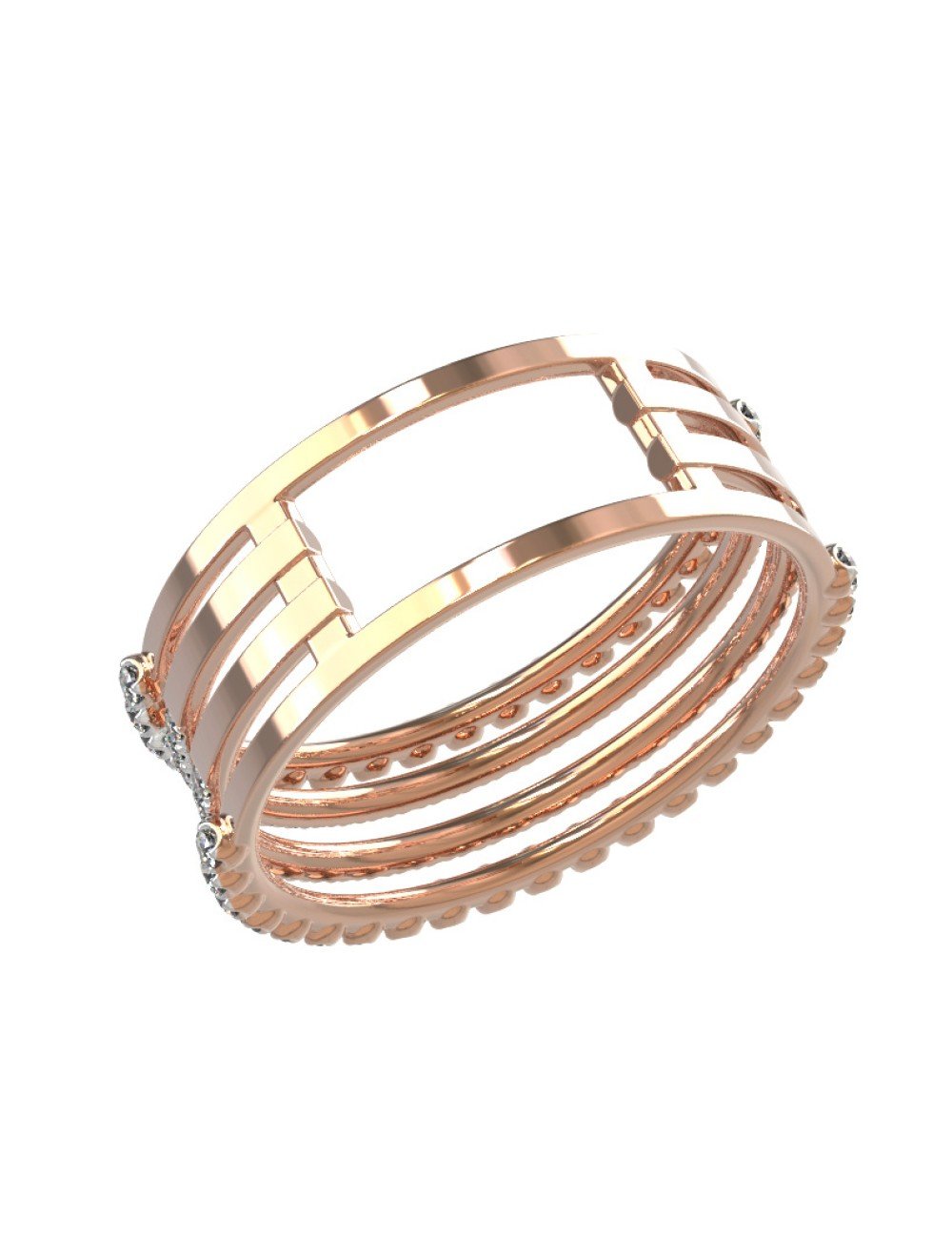 Кольцо из золота c бриллиантами