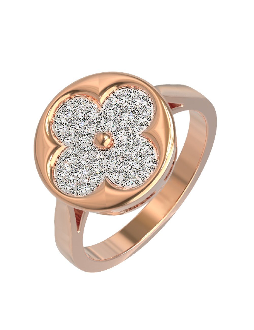 Кольцо из золота c бриллиантами