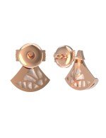 Серьги из золота c бриллиантами и перламутром