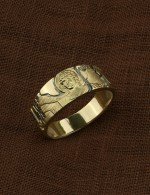 Кольцо из лимонного золота