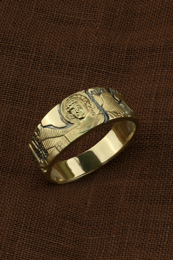 Кольцо из лимонного золота 585 пробы