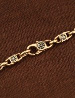 Цепь из золота c эмалью