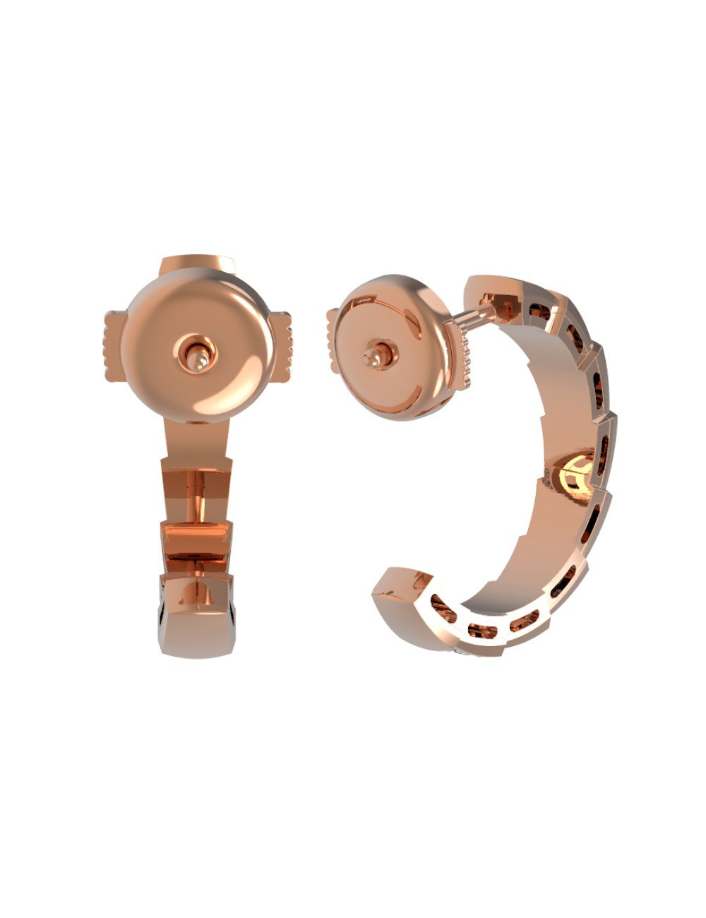 Серьги из золота c бриллиантами