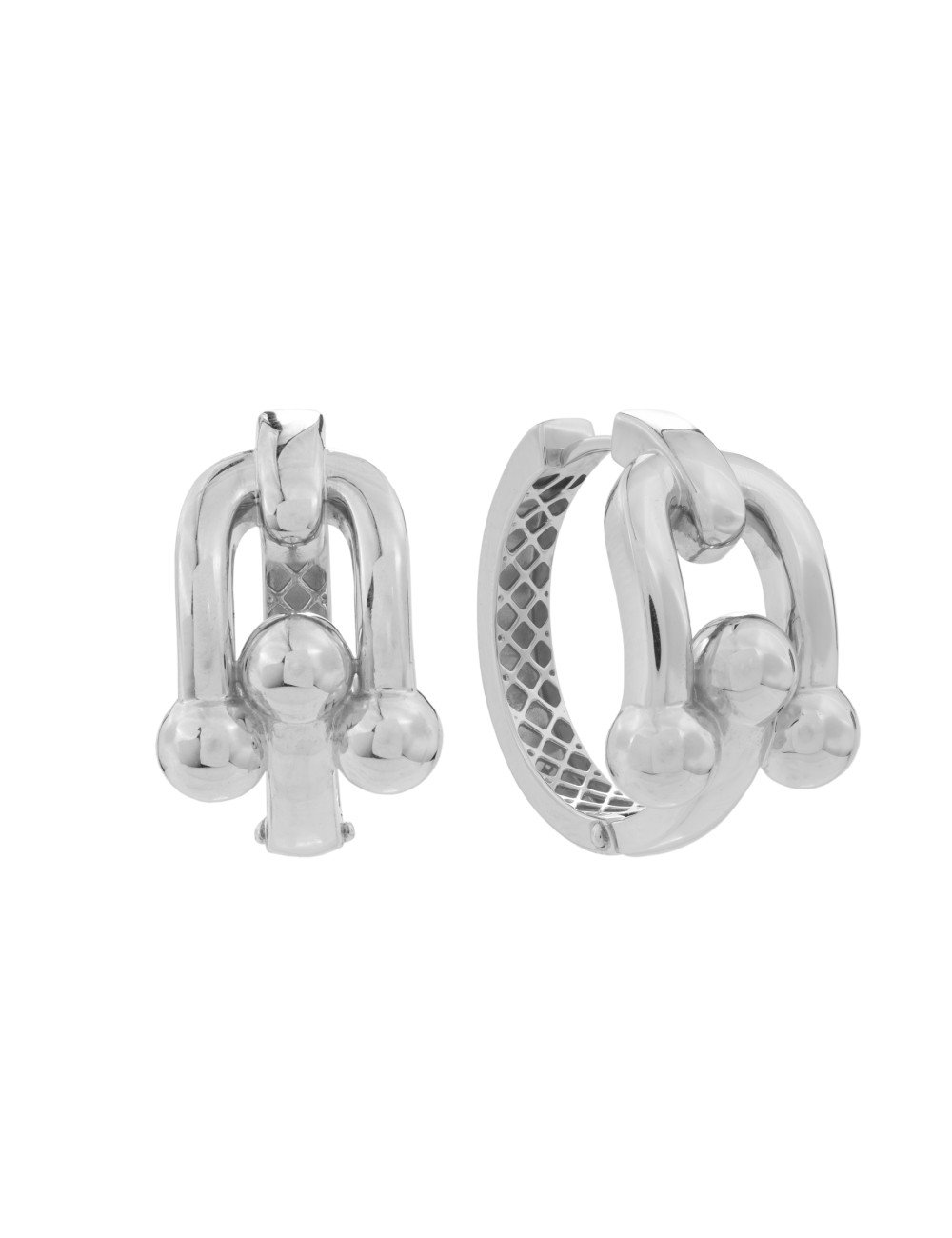 Серьги из белого золота