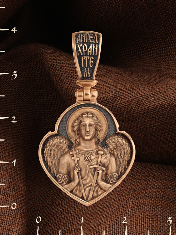 Нательная икона из красного золота 585 пробы