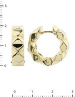 Серьги из лимонного золота