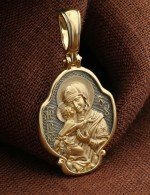 Образок из лимонного золота