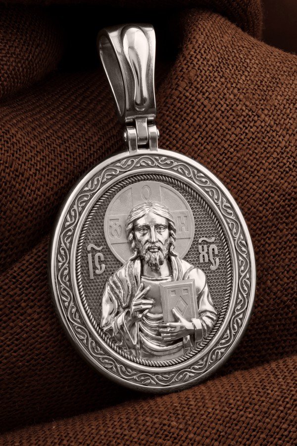 Образок из белого золота