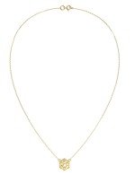 Колье из лимонного золота c перламутром