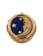 Кольцо из золота c бирюзой и лазуритом