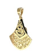 Подвеска из лимонного золота c бриллиантами и ониксом