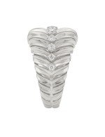 Кольцо из белого золота c бриллиантами