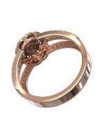 Кольцо из золота c бриллиантами