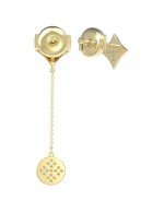 Серьги из лимонного золота c бриллиантами