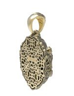 Подвеска из лимонного золота c эмалью