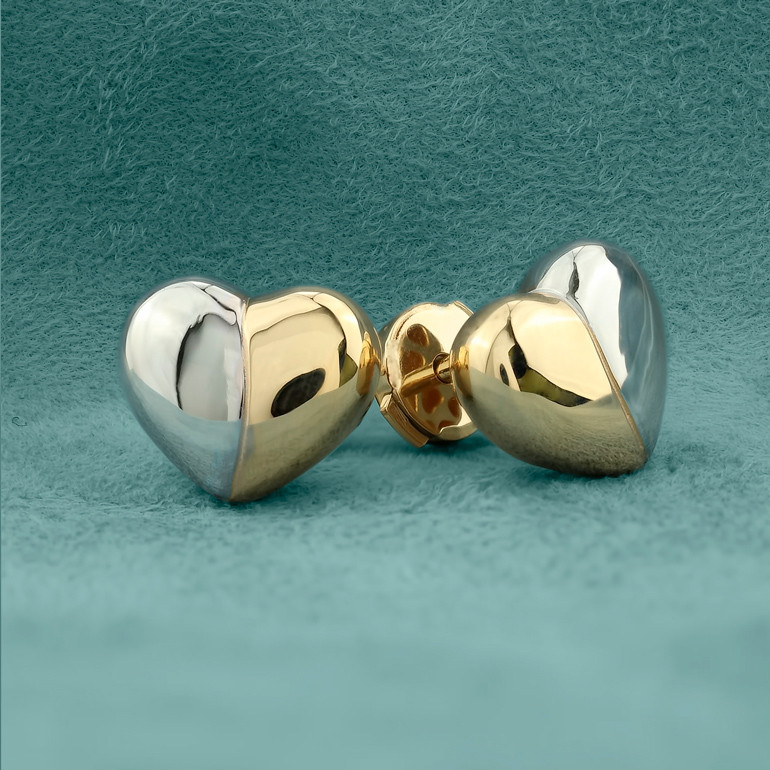 Серьги из лимонного золота 585 пробы