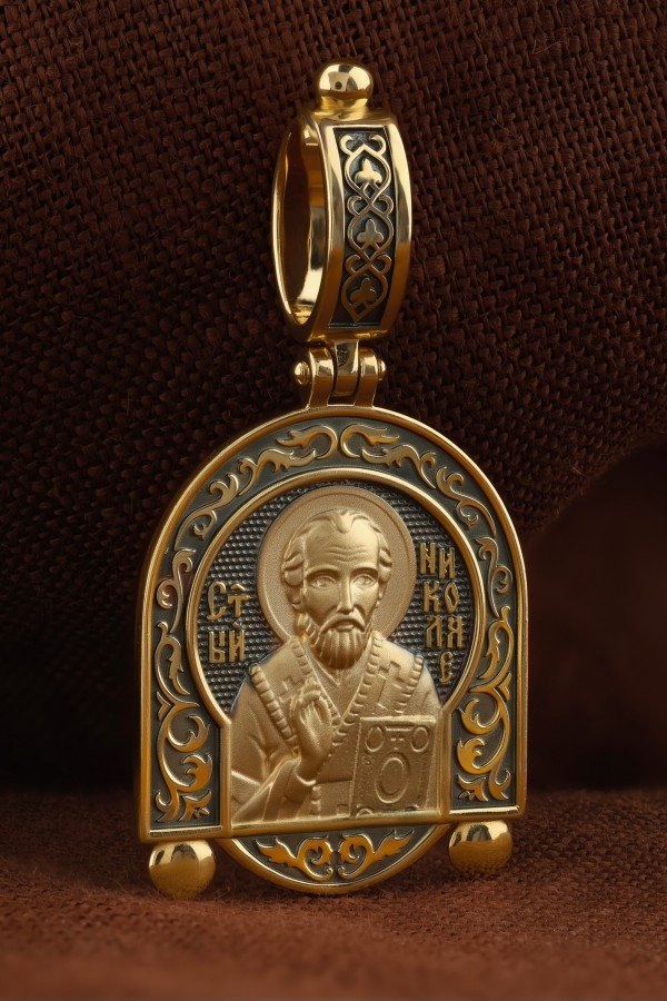 Образок из лимонного золота