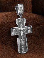 Крест из белого золота