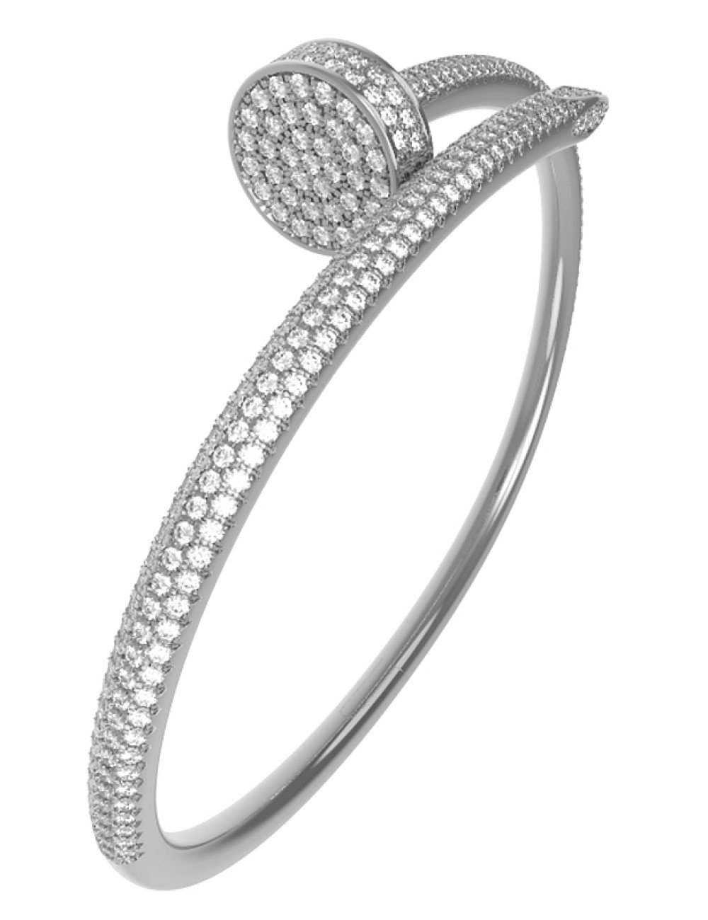 Браслет из белого золота c бриллиантами