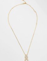 Колье из лимонного золота c бриллиантами