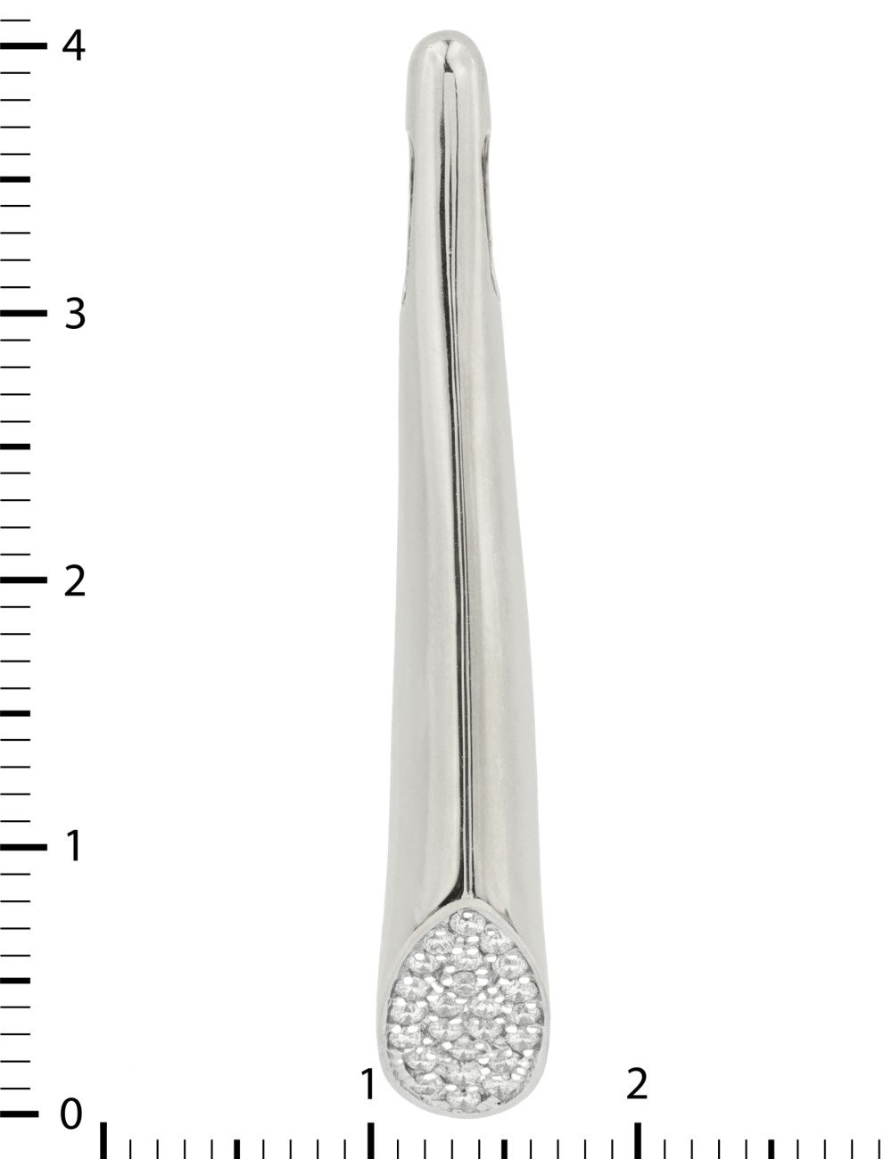 Подвеска из белого золота c бриллиантами