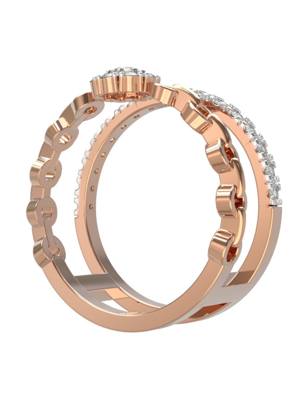 Кольцо из золота c бриллиантами