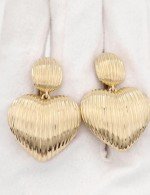 Серьги из лимонного золота 585 пробы