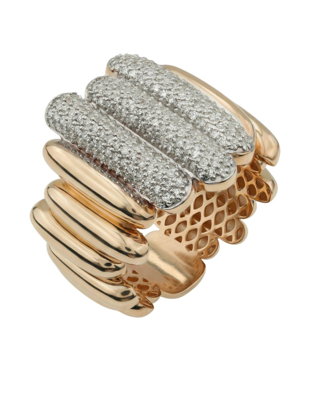 Кольцо из золота c бриллиантами